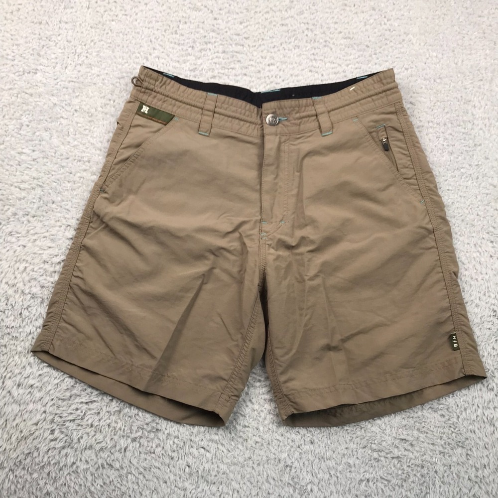 Howler Bros Horizon Hybrid 2.0 Shorts Mens 30 Brown 7" Ripstop Cargo Hiking